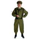 Fun Shack World War Costumes for Men Army Soldier Halloween Costumes for Men - Large