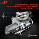 A-Premium Starter Motor Compatible with Dodge Dart 2013 2014 2015 2016, 2.0L 2.4L, 12V 1.4KW 10 Teeth Clockwise, Replace# 56029681AA, M000T39072, M0T39072