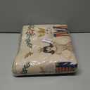 Artoid Mode Watercolor Nutcrackers Merry Christmas Decorative Kitchen Mats Set of 2, Home Party Low-Profile Kitchen Rugs - 24x35 and 24x59 Inch (Beige)