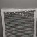 Fits 24x24 Duct Opening | Aluminum Eggcrate Return Air Filter Grille | Low Noise-High Air Flow, Rust Free Vent Cover for Sidewall&Ceiling | Rem. Door | White | Out. Dim: 26 1/4"W X 26 1/4"H