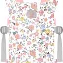 GAGAKU Baby Doll Carrier for Kids, Stuffed Animal Carrier Reborn Baby Carrier with Adjustable Straps, Baby Doll Accessories - Pink (Flowers)