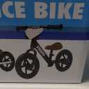 KRIDDO Toddler Balance Bike 2 Year Old,12 Inch Push Bicycle with Customize Plate (3 Sets of Stickers Included), Steady Balancing, Gift Bike for 2-5 Boys Girls, Black