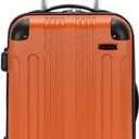 Rockland London Hardside Spinner Wheel Luggage, Carry-On 20", Orange