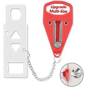 AceMining Portable Door Lock Home Security Door Lock Travel Lockdown Locks for Additional Safety and Privacy Perfect for Traveling Hotel Home Apartment College