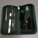 Toenail Clippers for Seniors Thick Toenails, CLPPNA Large Toe Nail Clippers Set for Men with Wide Jaw, Sharp Heavy Duty Ingrown Toenail Clippers Nail Cutter, Long Handle with Slanted Curved Blade