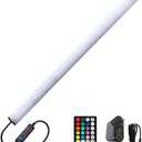 Wireless LED Light bar with Remote Control, 12 inch LED Dimmable Under Cabinet Lighting Kit, RGB Counter Lighting Bar Closet Desk Computer Bookshelf Bed Showcase Light (24in)