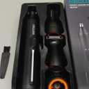 Fululuer Nose Hair Trimmer for Mens and Women | Rechargeable 4-in-1 Ear, Nose, Eyebrow & Beard Trimmers | 8500 RPM | USB Charging | Washable, LED Indicator (Jet Black)