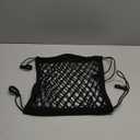 3-Layer Car Mesh Organizer Storage Between Front Seats Kid Dog Pet Net Barrier Car Net Pocket Elastic Tissue Purse Holder Netting for SUV, Van (11.8 x 10.6 inch)