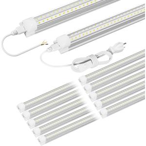 Very Bright 5ft LED Shop Light 10 Pack, 45W 6750LM 6500K Daylight