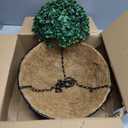 Artificial Faux Hanging Plants Flowers Basket for Outdoor Outside Decoration,Hanging Plants Flowers Basket (1 Basket)