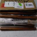 Mid Century Modern Nightstand, Small End Tables Living Room, Accent Bedside Table with Drawer for Bedroom and Small Space, Rustic Brown