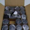 1oz Glass Jar with Lid, Hoa Kinh 40 Pack Clear Round Containers Cosmetic Glass Jars with Inner Liners and Black Lids Travel Jars for Storing Lip and Body Scrub, Lotion, Body Butter, Bath Salts, Liquid