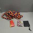 Field Day Tug of War Rope for Kids and Adults, Outdoor Lawn Yard Family Reunion Birthday Party Games, Outside Backyard Camping Picnic Games, Backyard Carnival Games Fun for Team Building Activities (20 Feet, Blue&red&yellow)