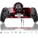 Mobile Gaming Controller for Android and iPhone 17/16/15 Series (USB-C) PS Remote Player Gamepad for PS5/PS4/Xbox/PC with Hall Joysticks/Hall Trigger/3.5mm Audio Jack/Cloud Gaming Controller, Plug & Play