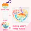 JOYIN 30 Packs Valentines Day Gifts for Kids, Pop Bubble Keychain with Heart Valentines Day Cards for Kid School Classroom Exchange Prize, Stress Relief Fidget Toy for Girl Boy Valentine Party Favor