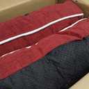 Bench Cushion, 42 x 16 Inch Patio Furniture Cushions with Durable Ties, Soft Memory Foam Bench Cushions for Indoor/Outdoor Furniture with Non-Slip Bottom, Kitchen&Dining, Red