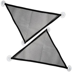 2 Pcs Bearded Dragon Lizard Hammock, Geckos Hammock, Breathable Mesh Reptile Hammock, Suitable for Iguanas, Anoles, Geckos, Snakes, Chameleon（Black）