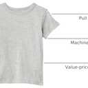 The Children'S Place Baby-Boys And Toddler Basic Short Sleeve Tee (Gray)