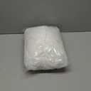 Shabby Chic Double Layer Sheer Ruffled Priscilla Rod Pocket Window Curtain Panel with Tiebacks White 120" W x 84" L