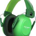 Noise Cancelling Headphones for Kids, Kids Ear Protection 28dB SNR Noise Reduction Ear Muffs for 3-16 Years Toddler/Children, Noise Cancelling Headphones Hearing Protection For Fireworks/Monster Truck (Green)