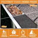 Blulu 25 Pcs Lock in Gutter Guard 6 Inch x 75 ft Stainless Steel Micro Mesh Leaf Gutter Screens Protection Covers Fit 4", 5" and 6" K Style