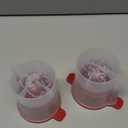 Tovolo Santa and Reindeer Ornament Ice Cube Molds for Cocktails Set of 2, Holiday Ice Ball Mold Stocking Stuffer Christmas Gifts for Men, Slow Melting Stackable Dishwasher Safe Silicone Molds