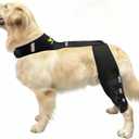 Dog Knee Brace for Torn ACL Hind Leg - Professional Recovery Support, Patented Double Strap System & Flexible Splints Stabilize Joint, Promotes Healing & Mobility (XL) 65-110LB
