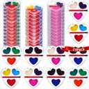 24 Pack Heart Shape Watercolor Paint Set 12 Colors Washable Paint with Paintbrush Water Color Wedding Gift for Prizes Art Activity Party Favor Supplies