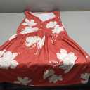 HUHOT Women's Summer Sundress Sleeveless Halter Neck Spring 2025 Floral with Pocket Elastic Waist Ruffle Mini Dresses, Size M