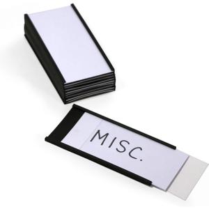 SmartSign Magnetic 'C' Channel Label Holders | 2" x 4", Pack of 10