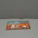 Hello Fall Wood Sign Decor, Fall Wall Decor for Home Porch Farmhouse Living Room Autumn Front Door Decorations Fox Thanksgiving Harvest Hanging Sign Decor, Sleeping Fox.