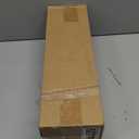 KAMANINA Wood Curtain Rods for Windows 32 to 58 Inch(2.6-4.8ft), 1 Inch Adjustable Drapery Rod, Decorative Heavy Duty Curtain Rods with Leaf Pattern Finials, Black