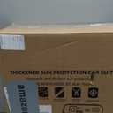 Umbrauto Fiberglass Travel Trailer Cover Fits 11'-13' Trailers, 2023 Upgraded 7 Layers Top Camper RV Cover with Windproof Strap,Adhesive Repair Patches