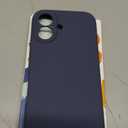 LOVE 3000 Designed for iPhone 16 Case, Premium Silicone with [Soft Anti-Scratch Microfiber Lining] Shockproof Protective Phone Case for Men Women Girls 6.1", Navy Blue