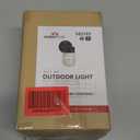 Design House 502195 Jelly Jar 1 Light Indoor/Outdoor Wall Light, Black