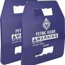 PETAC GEAR Tactical Weights Plates For Weighted Vest For Men Workout, Weight Strength Training Vests Equipment Workout Gear Curved, 10LB*2