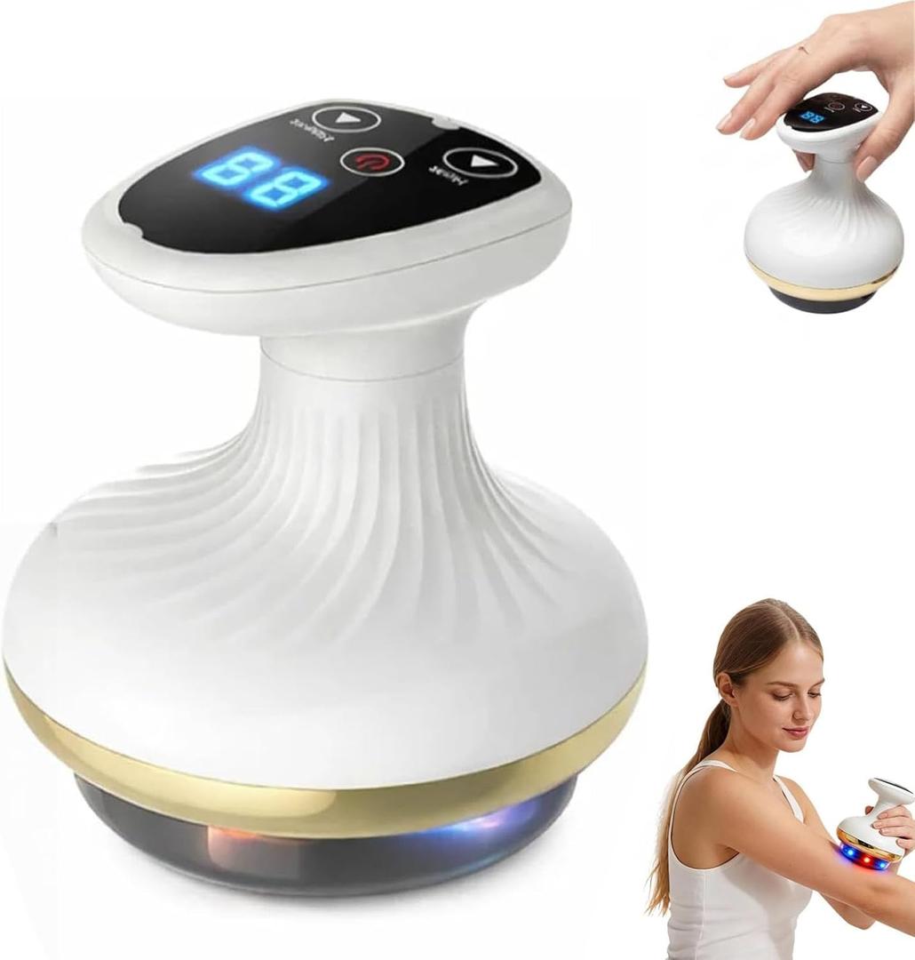 for Cellulite Massage Tool, Cellulite Remover for Legs, Natural Skin Firmness, 9 Suction Levels & Heat, Smart Cupping Massager for Body Fat Removal, Deep Massage, Firmer, More Toned Skin