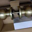 Goldenwarm Gold Door Knobs Interior, 6 Pack Privacy Door Knobs Keyless Door Lock for Bedroom Bathroom Brushed Gold Door Knob Handles