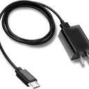 Fast Wall Charger 5ft Micro USB Charging Cable Cord fit for Barnes & Noble Nook GlowLight 3 Glowlight Plus, Nook 10 in BNRV200 BNTV650, Simple Touch,for Samsung Nook Tablet & More