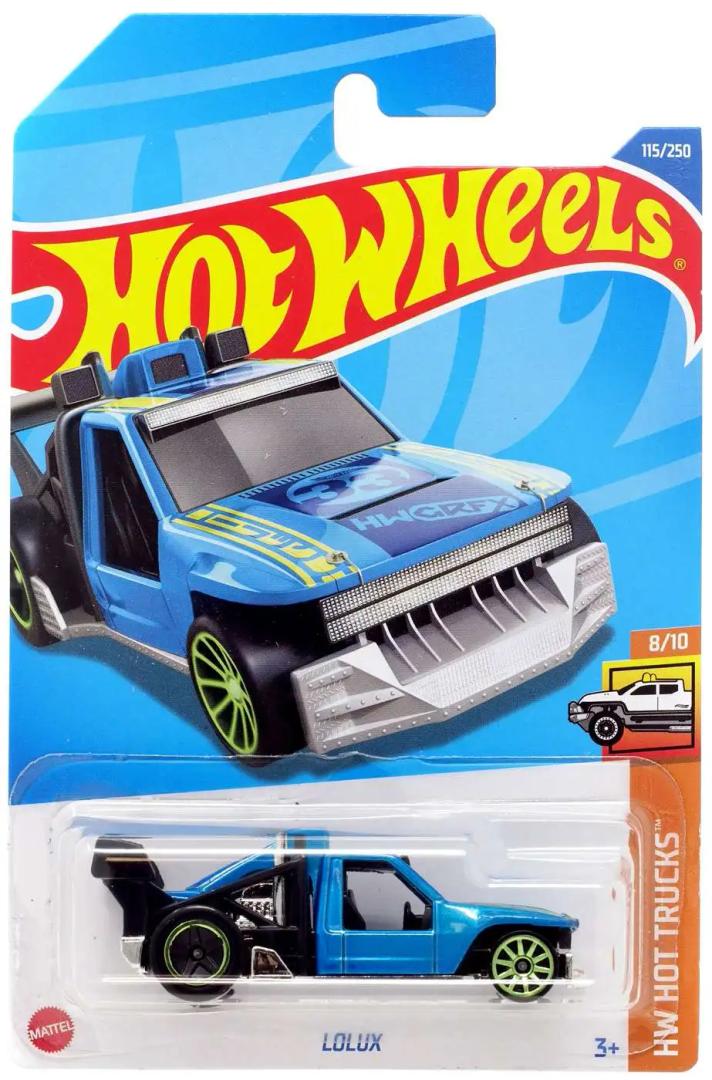 Hot Wheels Pack Of 3(Baja Truck,Lolux,08 Ford Focus)