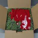 Christmas Garland Real Touch Cedar Garland Christmas Decorations 6 ft Soft and Lush Realistic Faux Pine Garlands for Mantle, Table, Stairs, Doorframe, Fireplace Indoor Outdoor Holiday Decorations