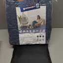 Egg Chair Cushion, Hanging Basket Chair Cushions with Pillow, Soft Outdoor Swing Cushions Replacement with Waterproof Patio Egg Chair Covers (Dark Blue)