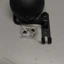 SANGMO 180° Motorcycle Helmet Rack, Rotation Metal Helmet Holder Wall Mounted Helmet Rack Motorcycle with 2 Hooks Helmet Hanger for Motorcycle Bike Coats, Caps, Baseballs and Rugby Helmet (1 Pack)