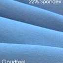 Girls 4'' High Waisted Biker Shorts, Stretchy Athletic Running Workout Shorts for Teen Kids (X-Large, Blue Floral)