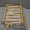 Smiry Bamboo Shoe Rack for Closet, 3 Tier Long Wooden Stackable Shoe Organizer, Free Standing Shoes Storage Shelf for Entryway, Front Door Entrance, Natural