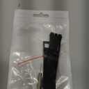 GreenOlive Ultrathin Replacement Waterproof Silicone Rubber Watch Strap Watch Band for Swatch Skin Series (16mm, Black)