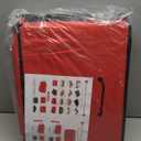 Christmas Ornament Storage Container Box, Adjustable Dividers- Large Christmas Ball Storage Boxes with 3 Removable Trays Keeps Holiday Decorations (72-4") (Medium)