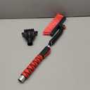 RevHeads Ice Scraper for Car Windshield with Snow Brush - Telescopic Handle to 28" - Brush End to Clear Snow, Chisel Side for Frost, Claw Side for ICY Chunks