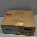 IBUYKE Faux Leather Round Footrest Stool, Makeup Vanity Stool Side Table, PU Dressing Table Seat, Pouf Couch Stool, Golden Steel Legs, White LG-31W