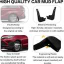 PSLER Fit for 2021 2022 2023 2024 2025 Sienna/Granvia Set of 4PCS Mud Flaps Kit Splash Guards Mudguards Mudflaps with Hardware Kits Accessory Front and Rear